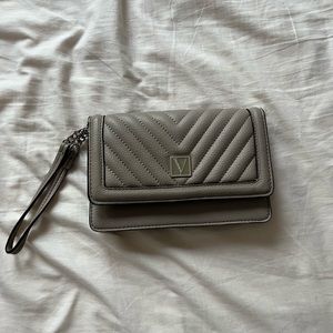 Grey Victorias Secret Wristlet Wallet